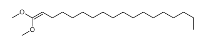 1,1-dimethoxyoctadec-1-ene Structure