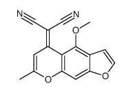 4-Methoxy-5-(dicyanomethylene)-7-methyl-5H-furo<3,2-g><1>benzopyran Structure