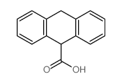9-Anthracenecarboxylicacid, 9,10-dihydro-结构式