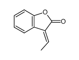 2(3H)-Benzofuranone,3-ethylidene-,(E)- (9CI)结构式