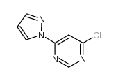 4-氯-6-(1H-吡唑-1-基)嘧啶结构式
