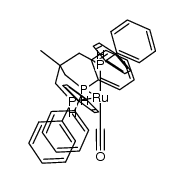 [Ru(κ3-(1,1,1-tris-(diphenylphosphinomethyl)ethane))(CO)(H)2] Structure
