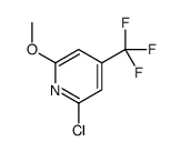 2-Chloro-6-methoxy-4-trifluoromethyl-pyridine Structure