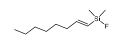(E)-1-(dimethylfluorosilyl)-1-octene结构式
