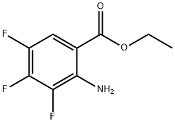 2-氨基-3,4,5-三氟苯甲酸乙酯结构式
