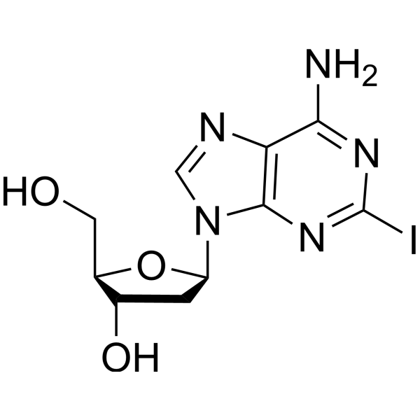 2-Iodo-2'-deoxyadenosine结构式