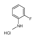 2-氟-N-甲基苯胺盐酸盐结构式