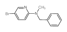2-(N-苄基-N-甲基氨基)-5-溴吡啶结构式