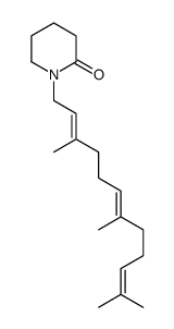1-(3,7,11-Trimethyl-2,6,10-dodecatrienyl)piperidine-2-one Structure