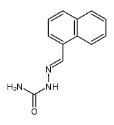 1-naphthaldehyde semicarbazone结构式