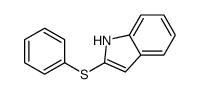 2-phenylsulfanyl-1H-indole结构式