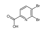 5,6-Dibromo-pyridine-2-carboxylic acid Structure