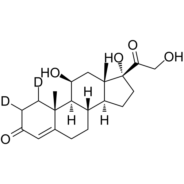Hydrocortisone-d2 Structure