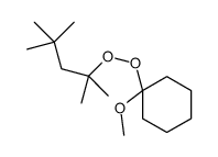 1-methoxy-1-(2,4,4-trimethylpentan-2-ylperoxy)cyclohexane Structure
