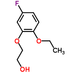Ethanol, 2-(2-ethoxy-5-fluorophenoxy)- (9CI) structure