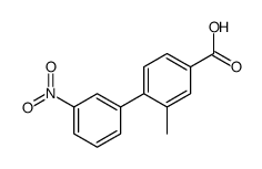 3-methyl-4-(3-nitrophenyl)benzoic acid Structure