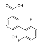 5-(2,6-difluorophenyl)-6-oxo-1H-pyridine-3-carboxylic acid Structure