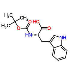 N-Boc-L-色氨酸结构式
