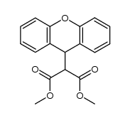 dimethyl ester of 9-dicarboxymethylxanthene Structure