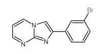 2-(3-溴苯基)-咪唑并[1,2-A]嘧啶结构式