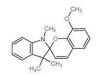 1,3,3-TRIMETHYLINDOLINO-8'-METHOXYBENZOPYRYLOSPIRAN structure