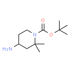 4-氨基-2,2-二甲基哌啶-1-羧酸叔丁酯结构式