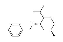 ((((1R,2S,5R)-2-isopropyl-5-methylcyclohexyl)oxy)methyl)benzene结构式