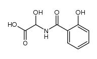 Acetic acid,hydroxy[(2-hydroxybenzoyl)amino]- (9CI)结构式