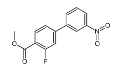 3-氟-3-硝基-[1,1-联苯]-4-羧酸甲酯结构式