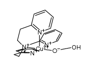 [CuII(tris(2-(2-pyridyl)ethylamine))(OOH)]+ Structure