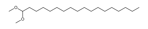 Octadecane, 1,1-dimethoxy- Structure