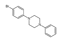 1-(4-溴苯基)-4-苯基哌嗪结构式