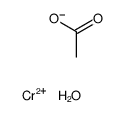 铬(II)乙酸.二聚体单水合物结构式