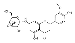 Homoeriodictyol 7-O-glucoside structure