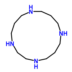 1,4,8,12-四氮杂环十五烷结构式