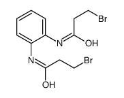 3-bromo-N-[2-(3-bromopropanoylamino)phenyl]propanamide Structure