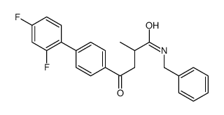 N-benzyl-4-[4-(2,4-difluorophenyl)phenyl]-2-methyl-4-oxobutanamide结构式