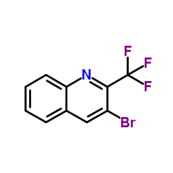 3-Bromo-2-(trifluoromethyl)quinoline Structure