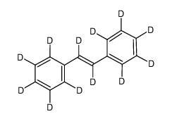 反式-1,2二苯乙烯-D12结构式