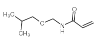 N-(N-丁氧基甲基)丙烯酰胺结构式