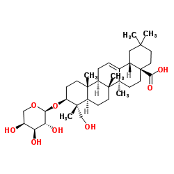葳岩仙皂苷A结构式