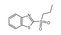 2-[(propyl)sulfonyl]-1,3-benzothiazole Structure