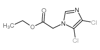 2-(4,5-二氯-1H-咪唑-1-基)乙酸乙酯结构式