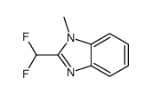 (9ci)-2-(二氟甲基)-1-甲基-1H-苯并咪唑结构式