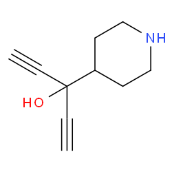 3-Hydroxy-3-(4-piperidyl)-1,4-pentadiyne Structure