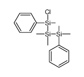 dichloro-[[dimethyl(phenyl)silyl]-dimethylsilyl]-phenylsilane Structure