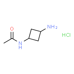 N-(3-aminocyclobutyl)acetamide hydrochloride Structure