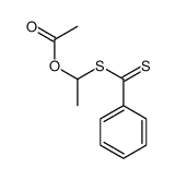 1-(benzenecarbonothioylsulfanyl)ethyl acetate结构式