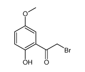 2-溴-1-(2-羟基-5-甲氧基苯基)乙酮结构式