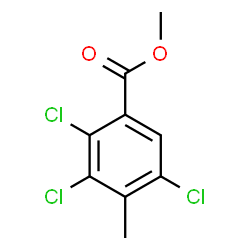 2,3,5-三氯-4-甲基苯甲酸甲酯结构式
